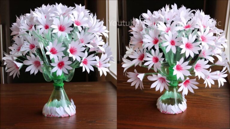 This simple trick transforms plastic waste into beautiful garden decor…