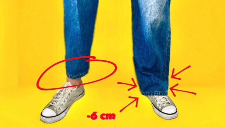 Shorten and Taper Your Jeans in 5 Minutes with This Simple Secret!