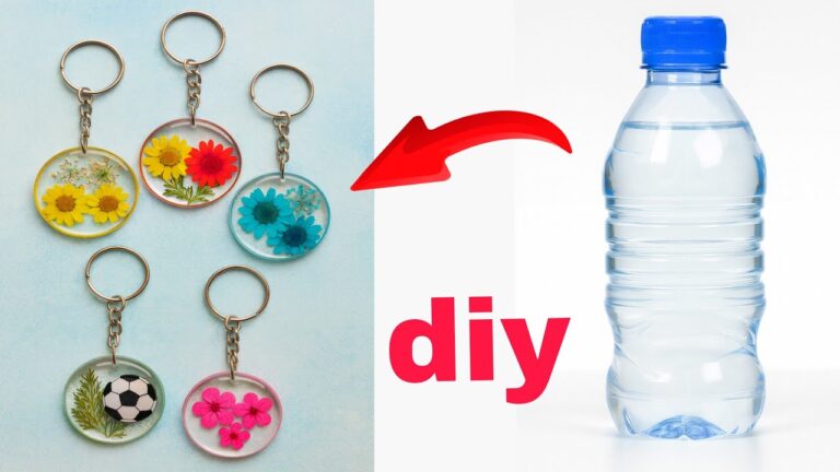 10 Easy Steps to Create Stunning Transparent Keychains from Plastic Bottles