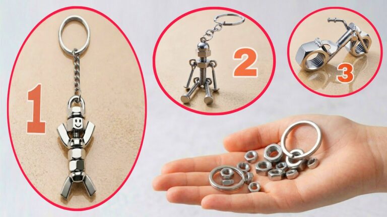 Transform 10 Scrap Metal Hex Nuts into Stunning DIY Art You Won’t Believe!