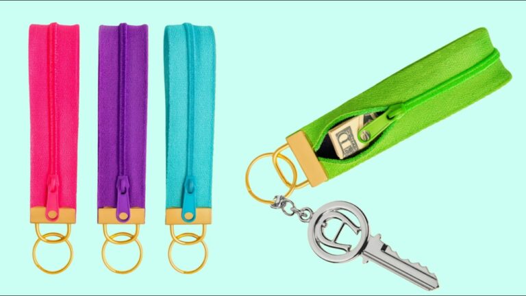 Transform 1 Zipper into an Adorable Keychain You’ll Love to Make!