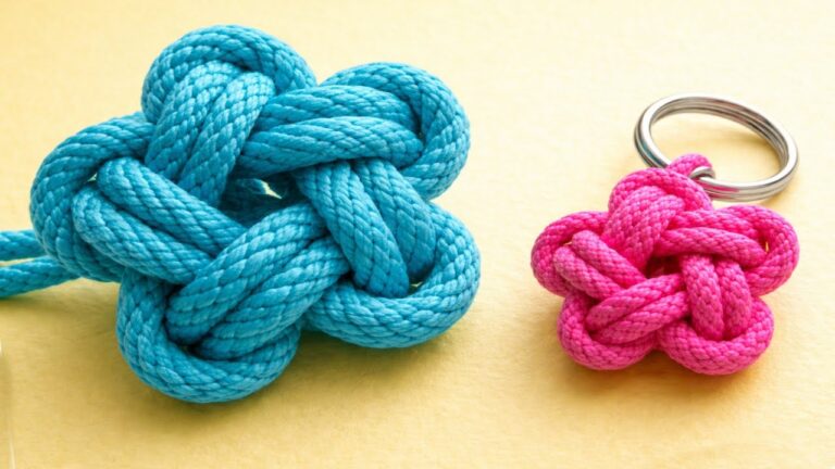 Create a Stunning Star Knot Keychain in 5 Easy Steps!