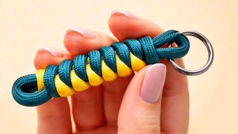 Master 1 Easy Rope Knot to Create a Stunning Keychain in Just Minutes!