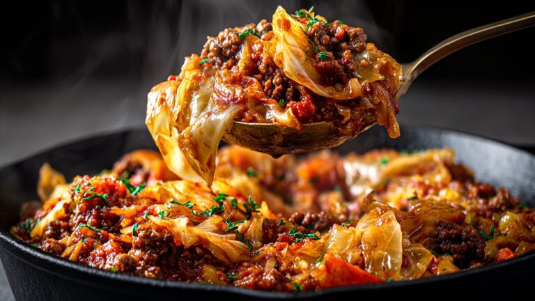 5 Easy Steps to Make Tasty Dirty Rice with Cabbage in One Pan!