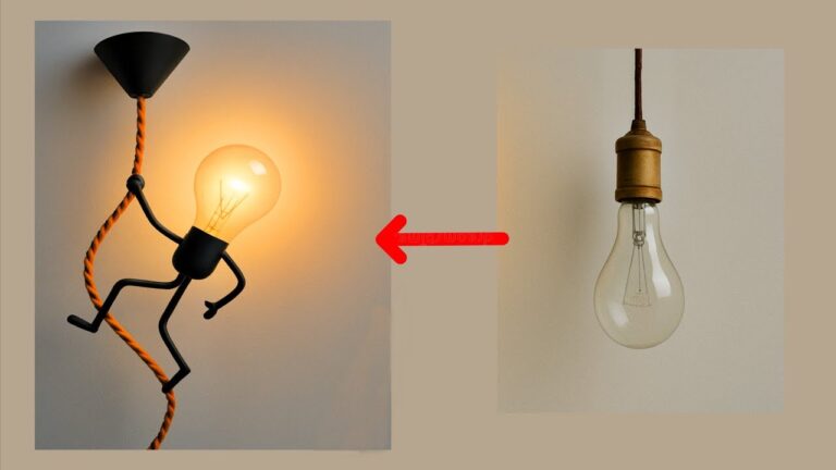 5 Easy Steps to Turn a Light Bulb into a Creative Lamp with Household Tools