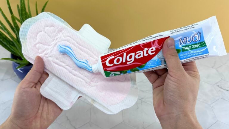 Transform Your Sanitary Pad with 1 Simple Toothpaste Trick You Must Try!
