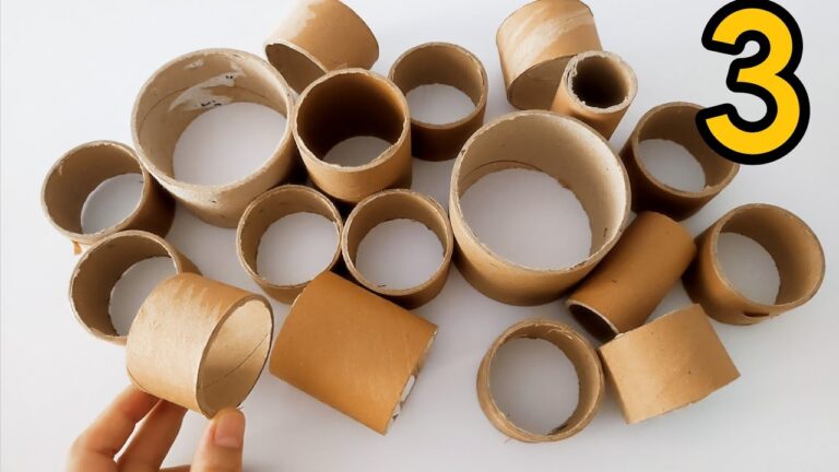 3 Amazing DIY Ideas Using Cardboard Rolls You Need to Try Today!
