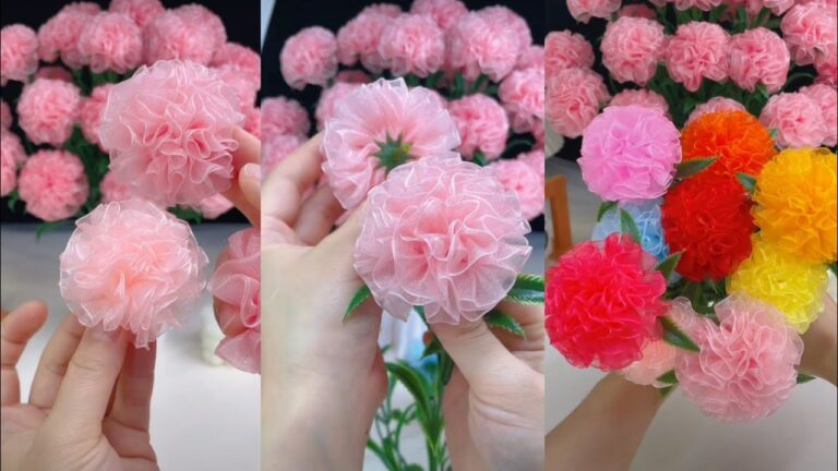 Create 7 Soft Fabric Flowers Step-by-Step with This Simple Tutorial!