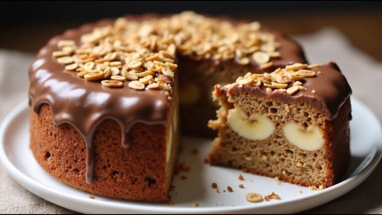 3-Step Banana Apple Oatmeal Cake That’s Deliciously Easy to Make!
