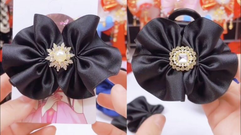 7 Simple Steps to Craft a Stunning DIY Black Ribbon Hair Clip