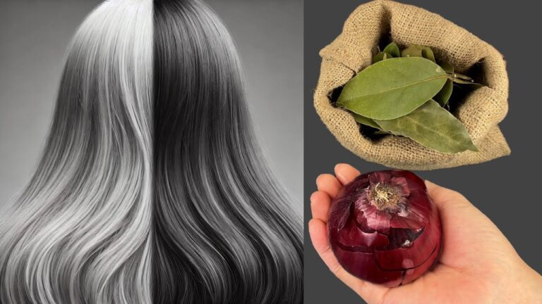 2 Powerful Ingredients to Turn Gray Hair Back to Black Forever!