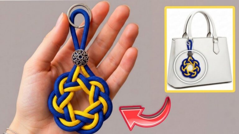 Discover 5 Simple Knots That Transform into Luxurious Keychains You’ll Love!