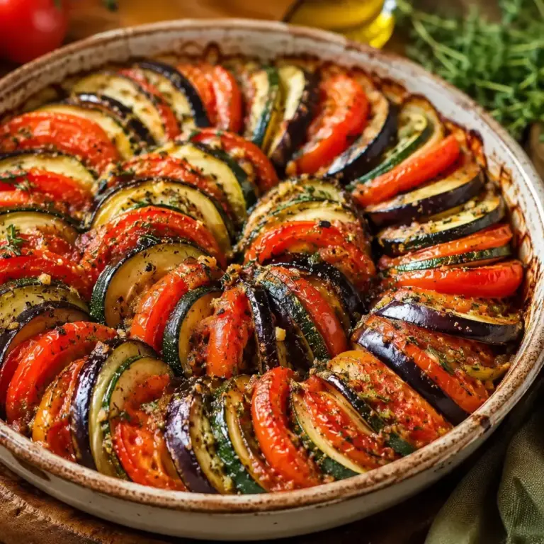 Easy and Delicious Provencal Zucchini, Eggplant, and Tomato Bake