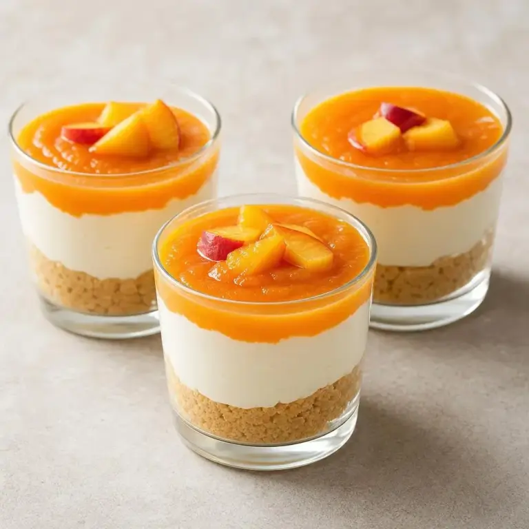 No-Bake Peach Cheesecake Parfaits: A Sweet Summer Treat